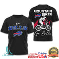 Buffalo Bills Mountain Biker Graphics T Shirt Go Bills Biking Gear - Limotees LLC