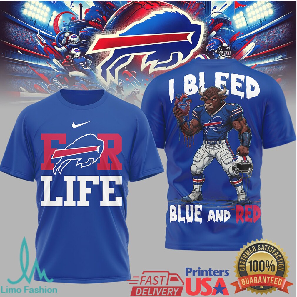 Buffalo Bills Official NFL Built on Loyalty For Life 3D Shirt - Limotees LLC