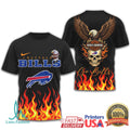 Buffalo Bills Official NFL Eagle Harley Davidson 3D Shirt - Limotees LLC