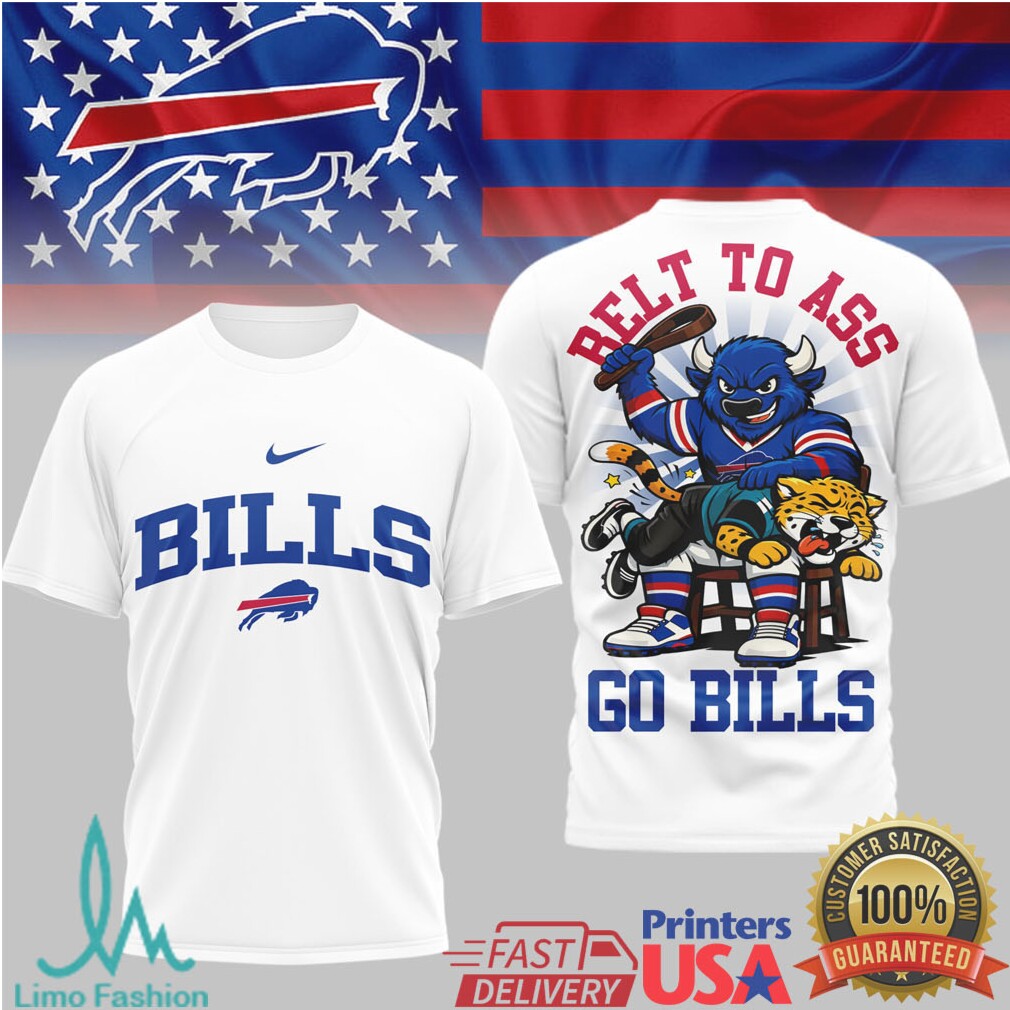 Buffalo Bills Official Nfl Belt To Ass 3D Shirt - Limotees LLC