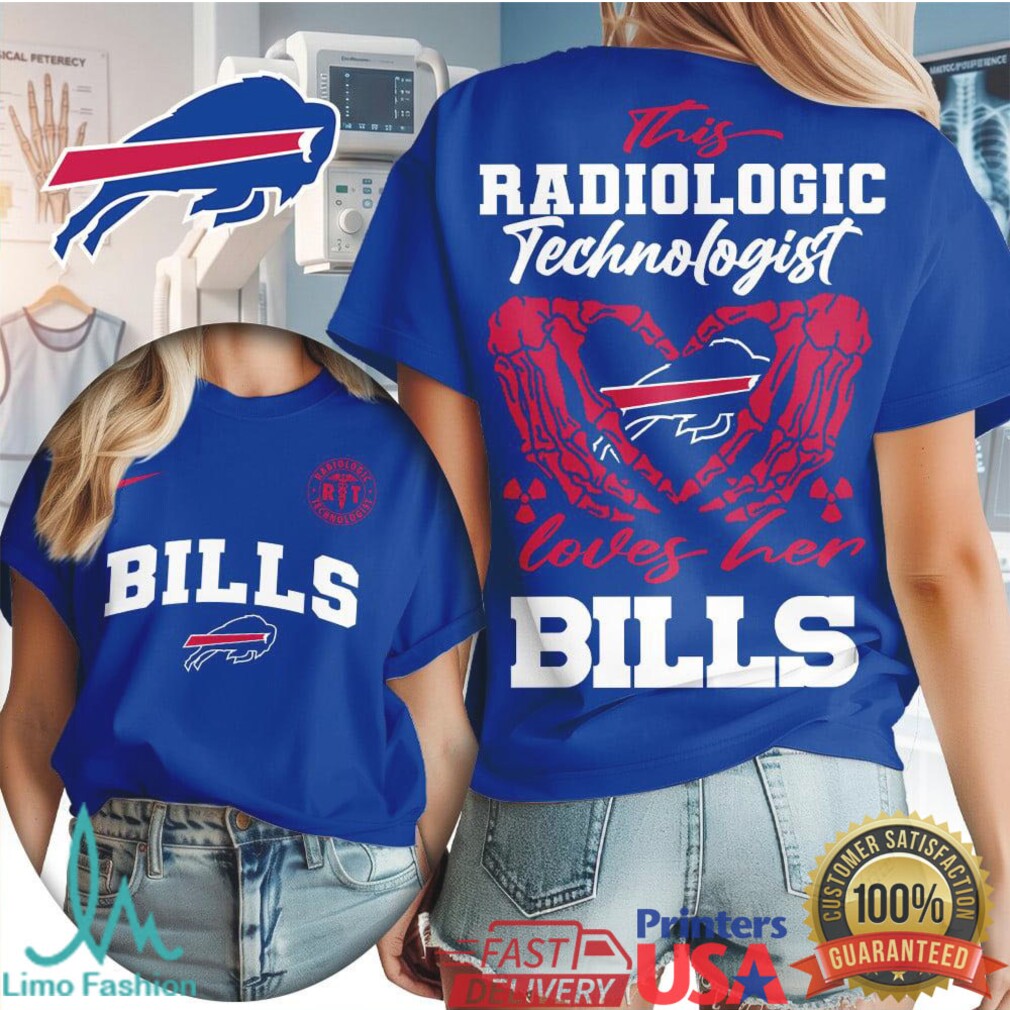Buffalo Bills Radiologic Technologist T Shirt Rad Tech Loves Her Bills Buffalo Football T Shirt - Limotees LLC