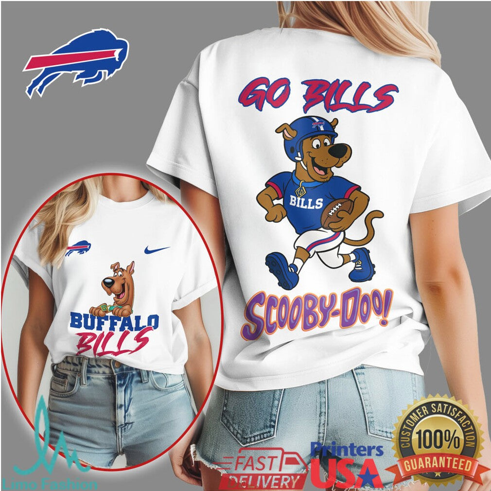 Buffalo Bills Scooby Doo Football Go Bills T Shirt - Limotees LLC