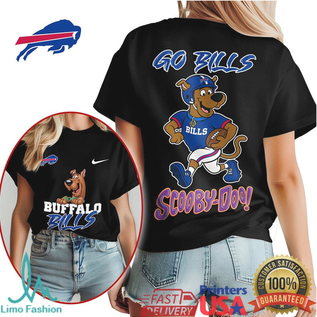 Buffalo Bills Scooby Doo Football Go Bills T Shirt - Limotees LLC