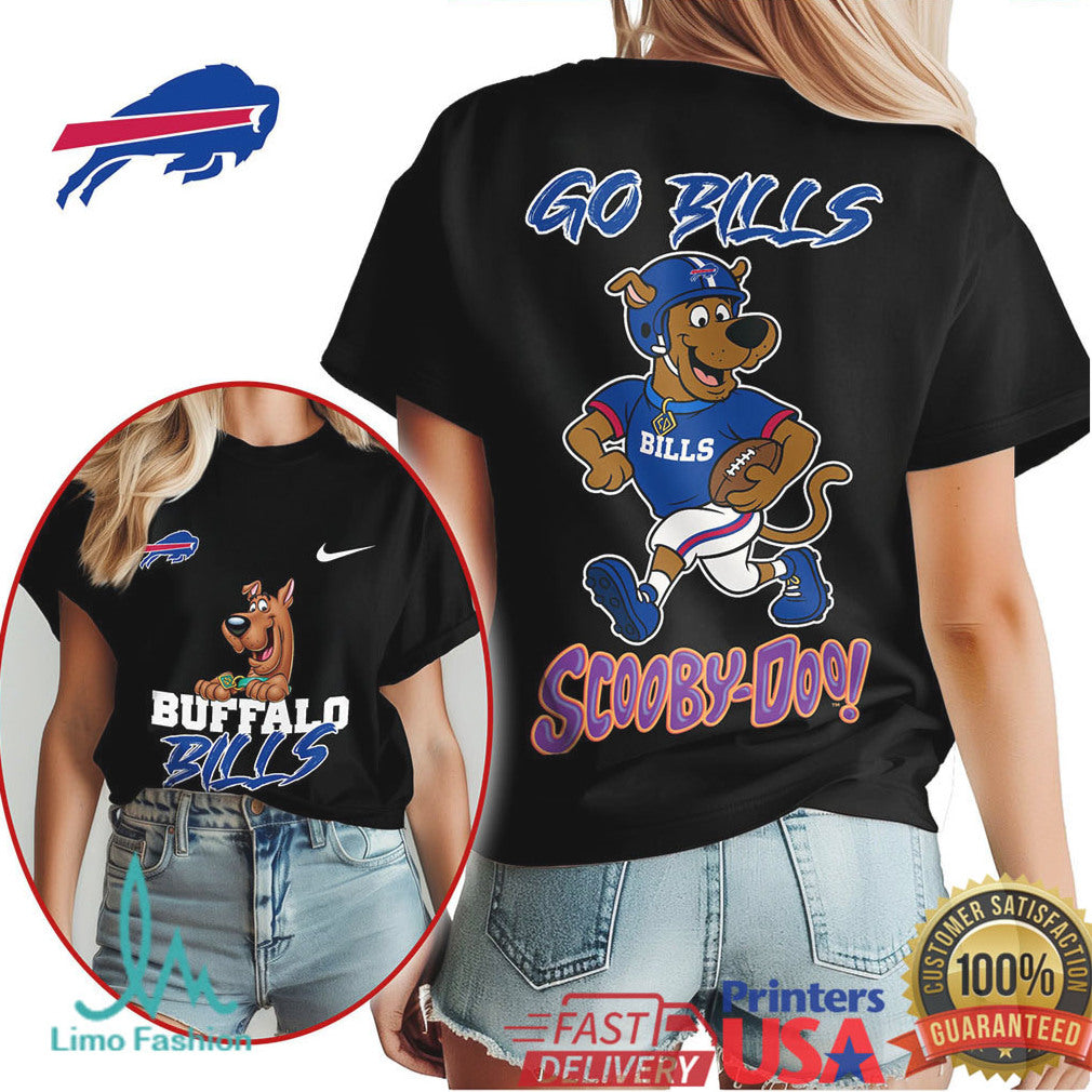 Buffalo Bills Scooby Doo Football Go Bills T Shirt - Limotees LLC