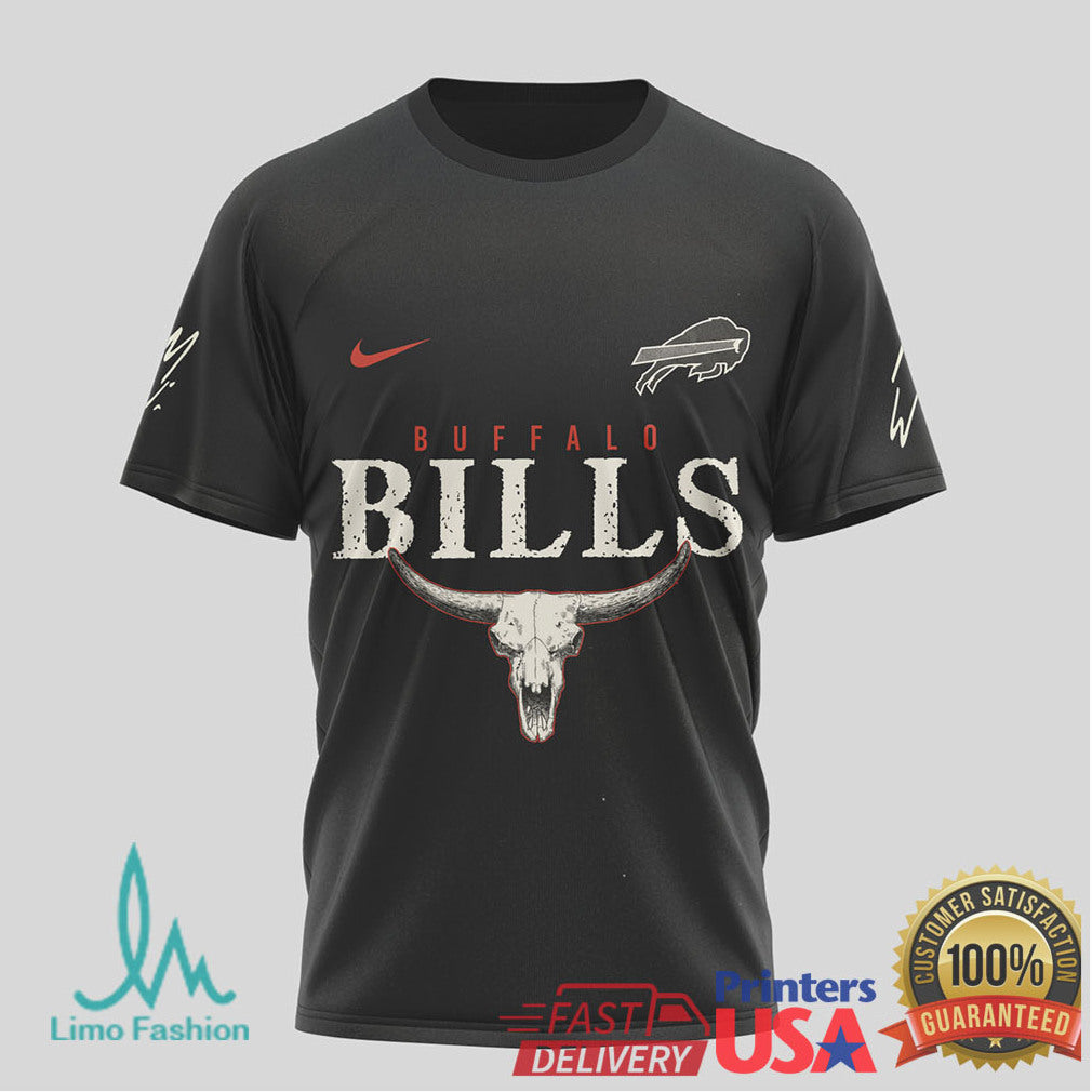 Buffalo Bills “Still The Problem” Western Bull Skull T Shirt - Limotees LLC