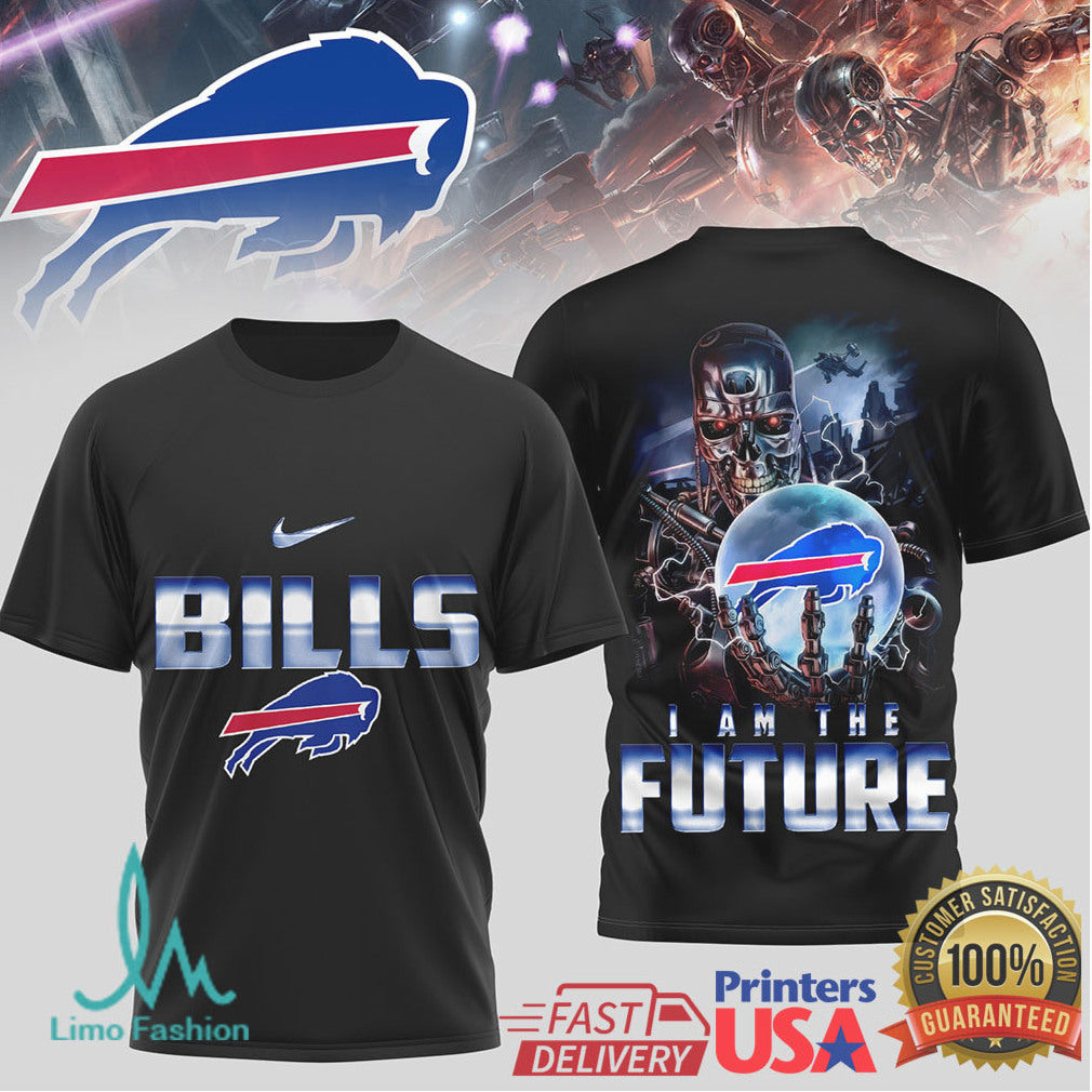 Buffalo Bills Terminator Cyborg I Am The Future Graphic Tee - Limotees LLC