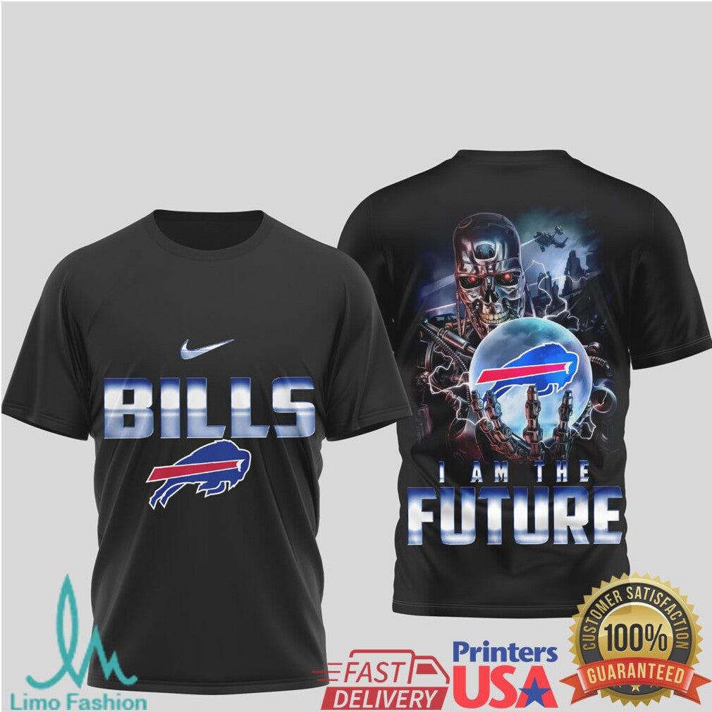 Buffalo Bills Terminator Cyborg I Am The Future Graphic Tee - Limotees LLC
