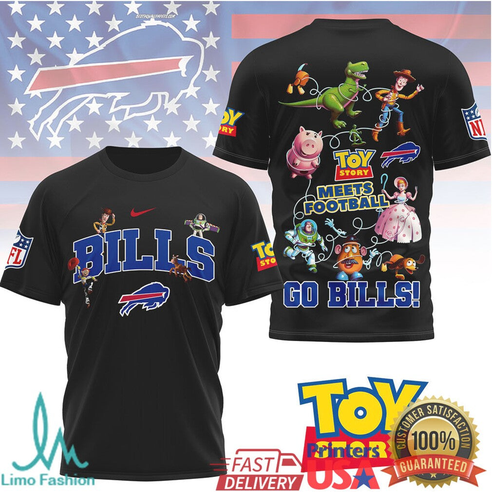 Buffalo Bills Toy Story Meets Football Fan T Shirt - Limotees LLC