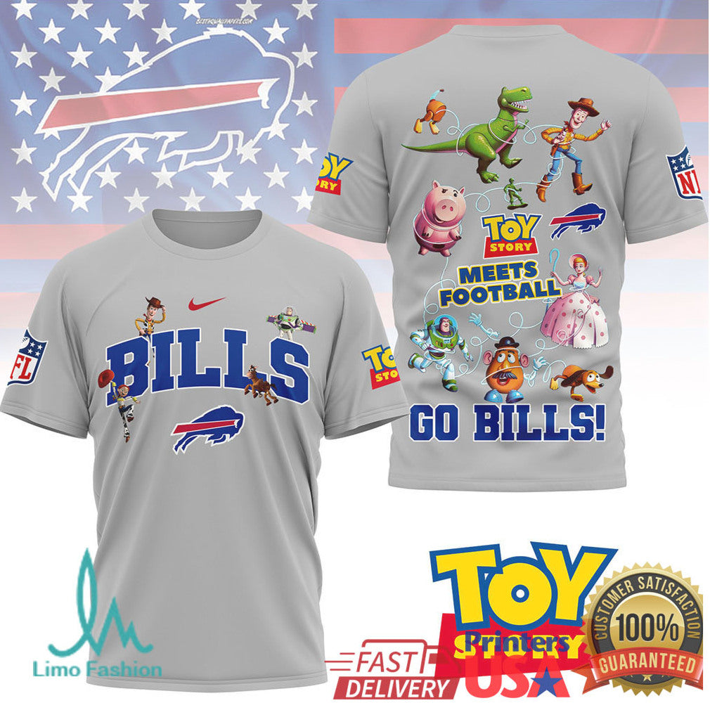 Buffalo Bills Toy Story Meets Football Fan T Shirt - Limotees LLC