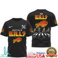 Buffalo Bills Vintage Rock Style T Shirt Buffalo Football Fan Apparel - Limotees LLC