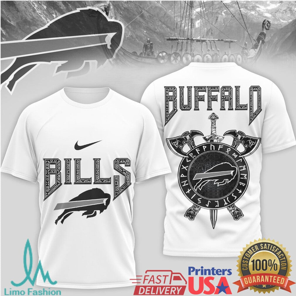 Buffalo BillsOfficial NFL Viking 3D Shirt - Limotees LLC