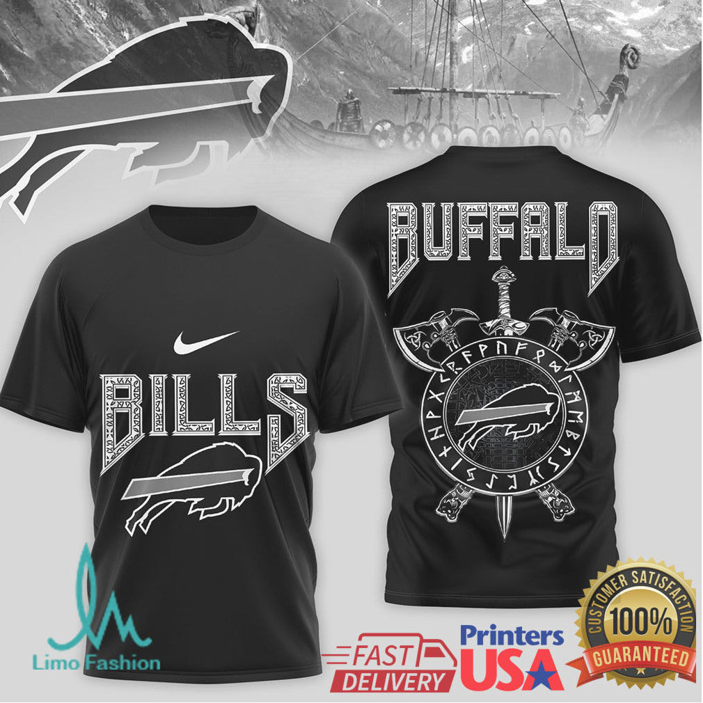Buffalo BillsOfficial NFL Viking 3D Shirt - Limotees LLC