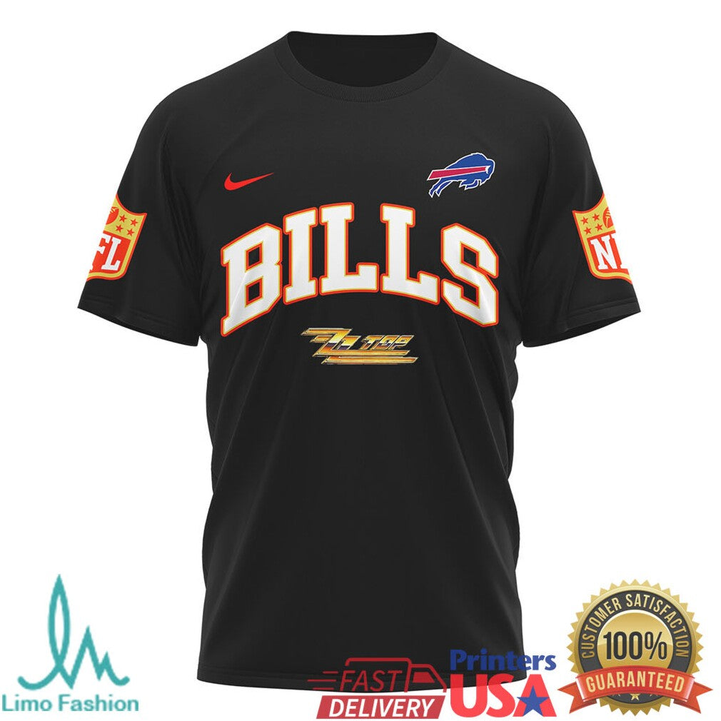 Buffalo BillsOfficial NFL ZZ Top Fan 3D Shirt - Limotees LLC
