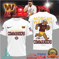 Washington Commanders Official NFL Morgan Wallen Fan 3D Shirt - Limotees LLC