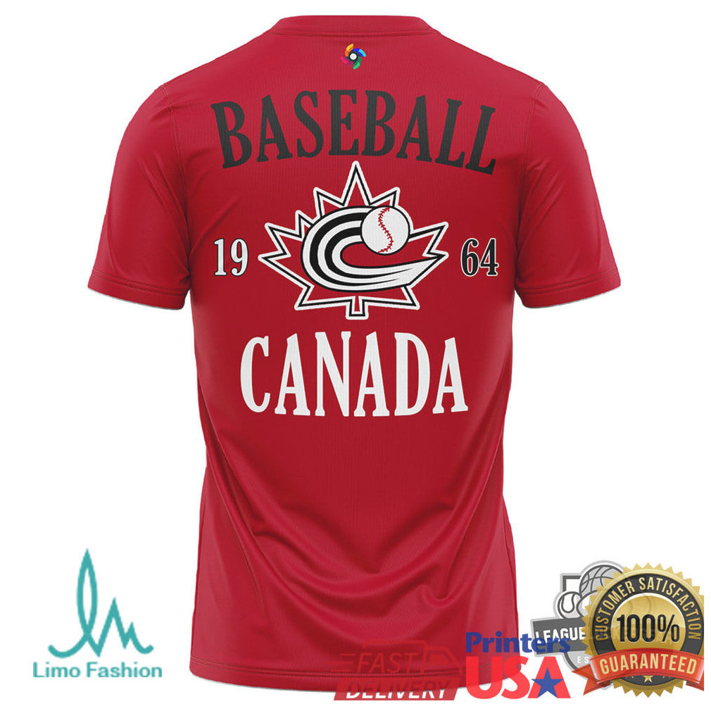Canada Baseball Classic 2026 Red Team Spirit T Shirt - Limotees LLC