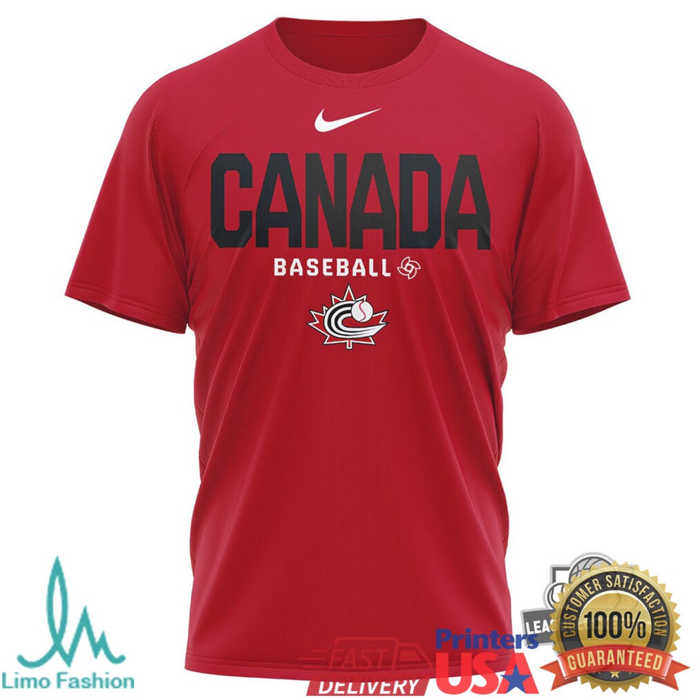 Canada Baseball Classic 2026 Red Team Spirit T Shirt - Limotees LLC