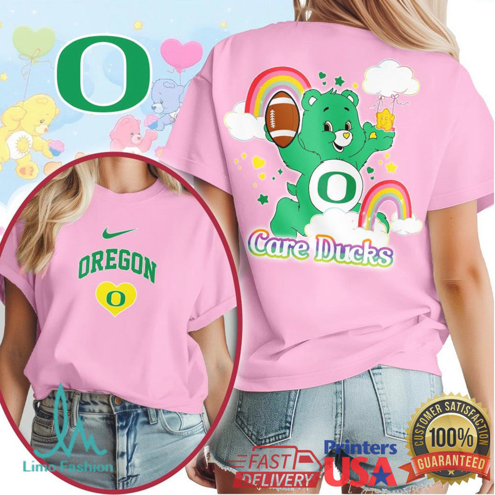 Care Ducks University of Oregon Care Bear Retro Style T Shirt - Limotees LLC