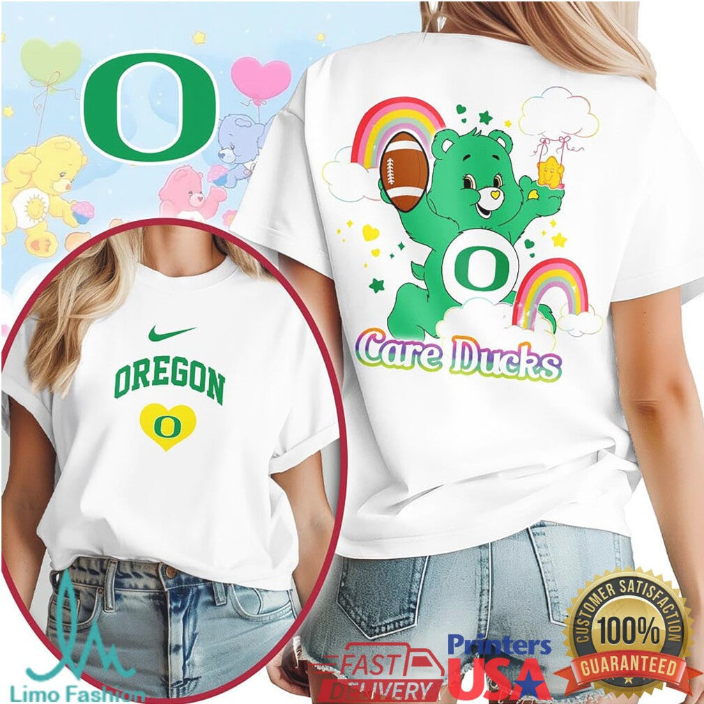 Care Ducks University of Oregon Care Bear Retro Style T Shirt - Limotees LLC