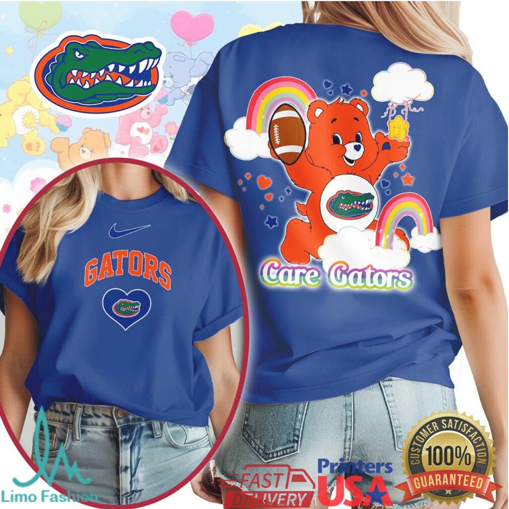 Care Gators University of Florida Care Bear Collegiate Apparel T Shirt - Limotees LLC