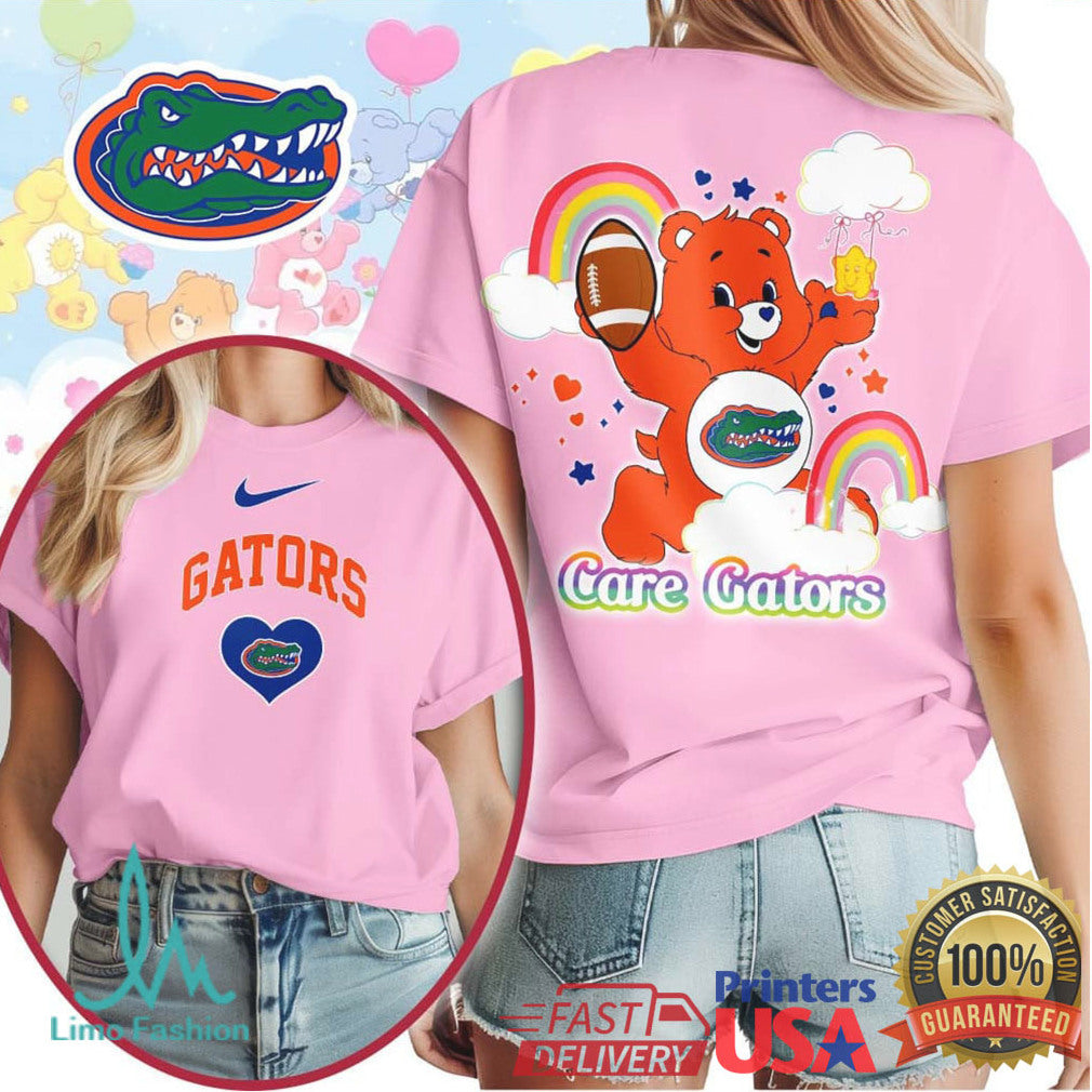 Care Gators University of Florida Care Bear Collegiate Apparel T Shirt - Limotees LLC