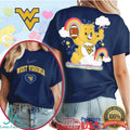 Care Mountaineers West Virginia University Bear T Shirt WVU Fan T Shirt - Limotees LLC