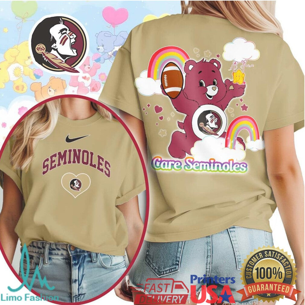 Care Seminoles Florida State University Care Bear T Shirt - Limotees LLC