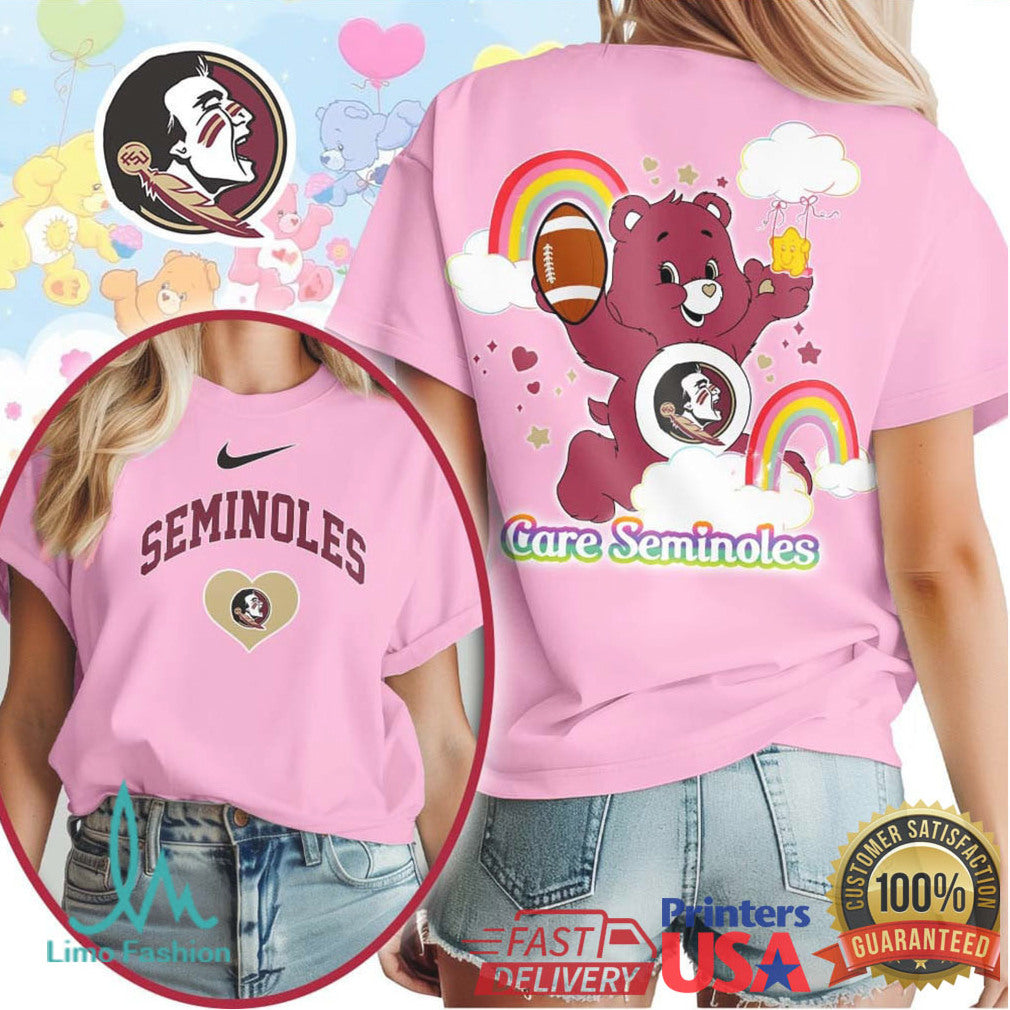 Care Seminoles Florida State University Care Bear T Shirt - Limotees LLC