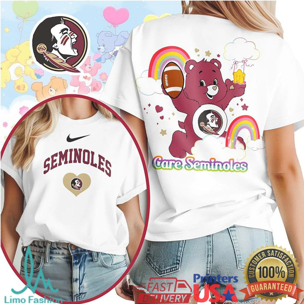 Care Seminoles Florida State University Care Bear T Shirt - Limotees LLC