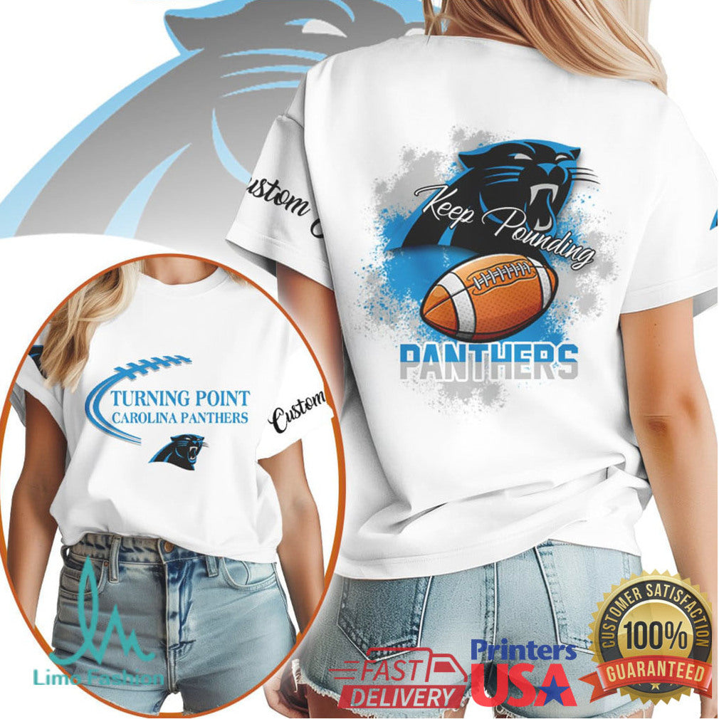 Carolina Panthers Keep Pounding NFL Turning Point Graphic Shirt - Limotees LLC