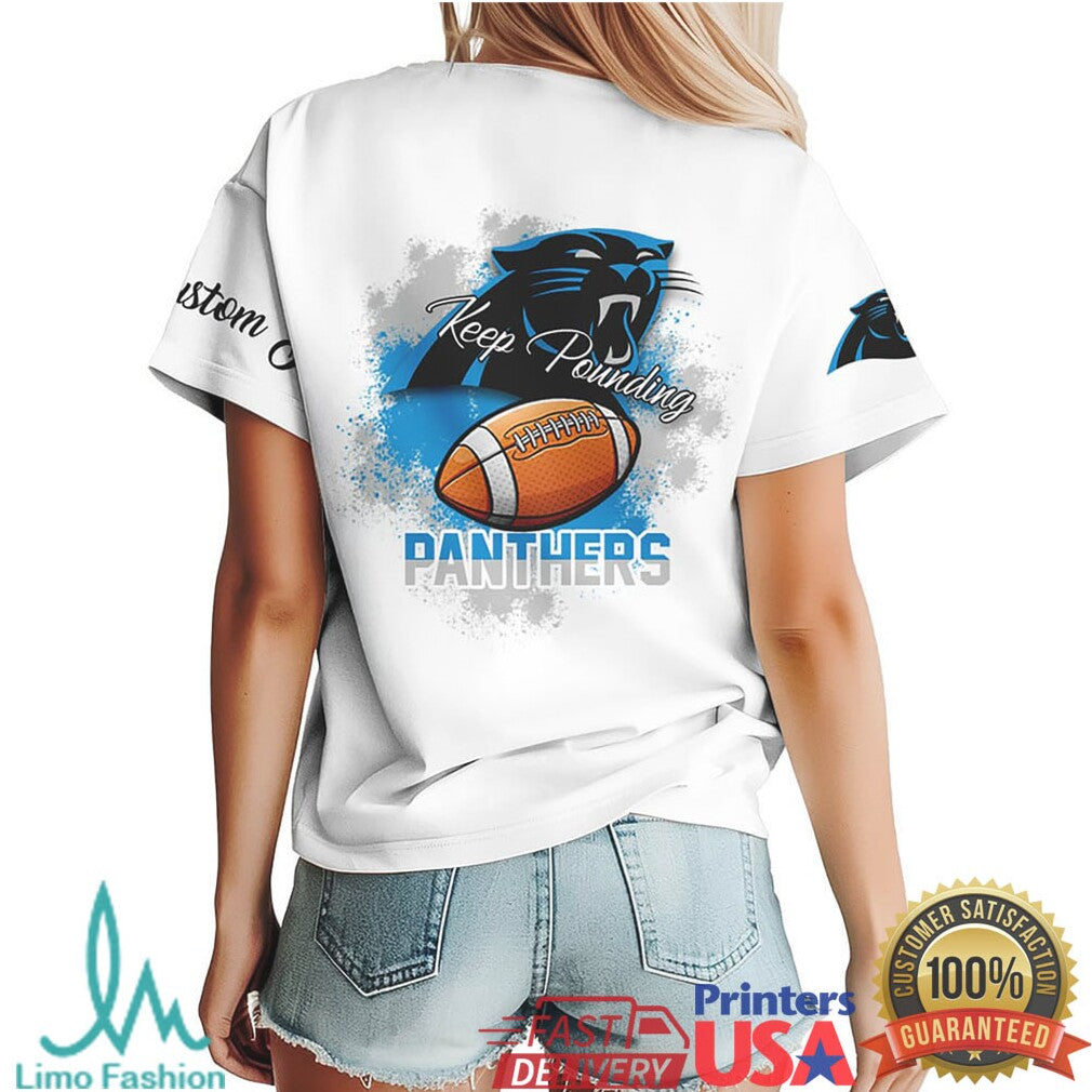 Carolina Panthers Keep Pounding NFL Turning Point Graphic Shirt - Limotees LLC