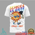 Carolina Panthers School Is Out Hello Summer T Shirt Retro Sun Fan Apparel - Limotees LLC