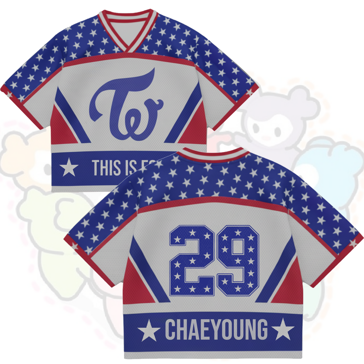 This Is For 2026 North America Tour Twice Mixed Mesh Jersey Gifts