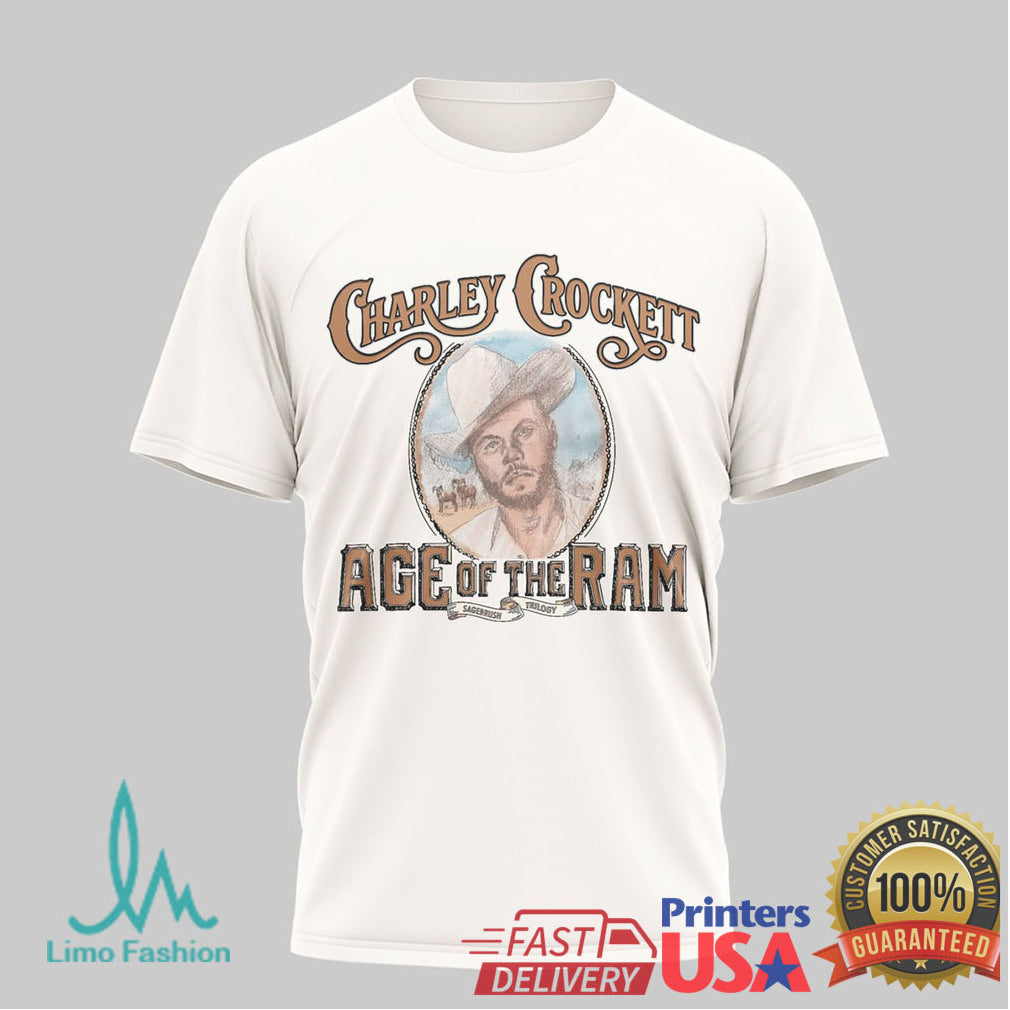 Charley Crockett Age Of The Ram Tour 2026 T Shirt Country Music Concert T Shirt