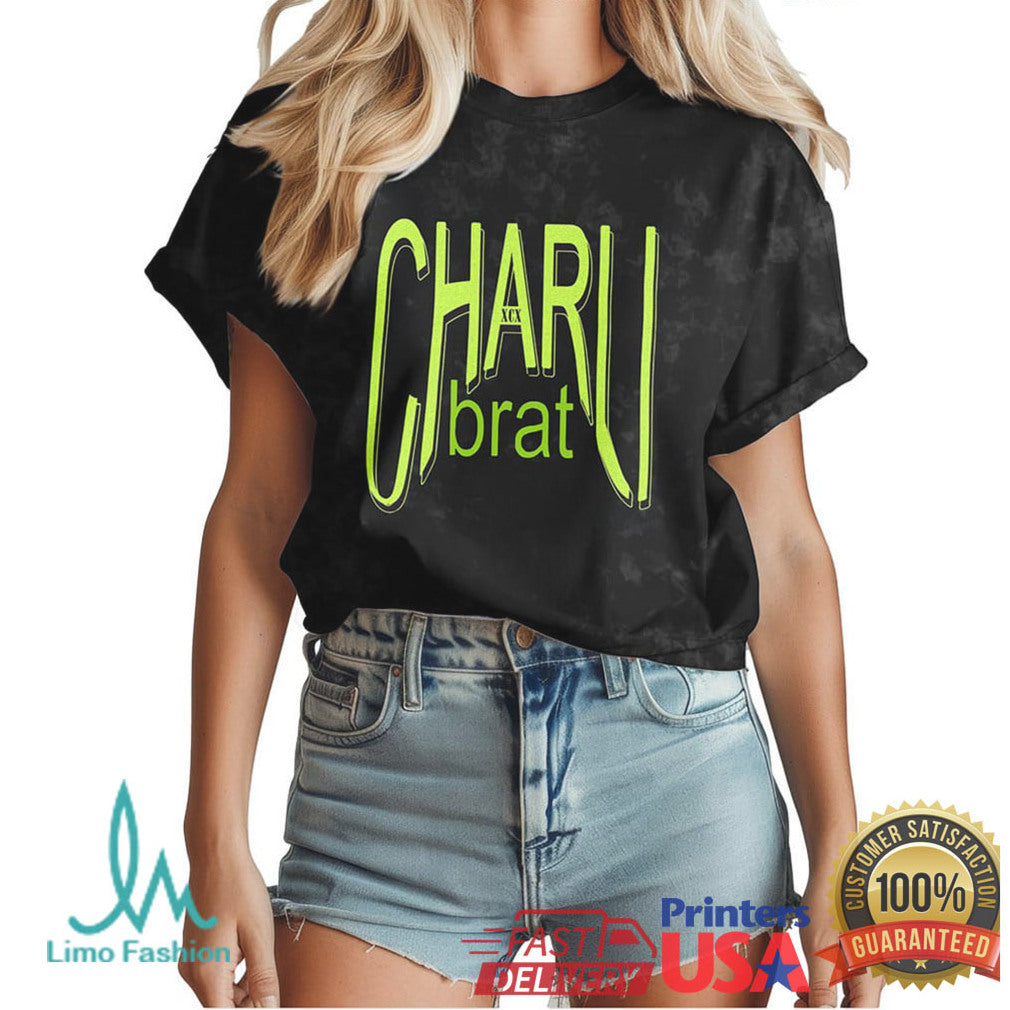 Charli XCX Brat Album Apple Rotten Right To The Core Graphic T Shirt - Limotees LLC