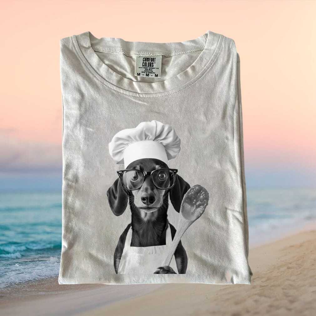 Chef Dachshund With Spoon Cute Cooking Dog Lover T Shirt - Limotees LLC