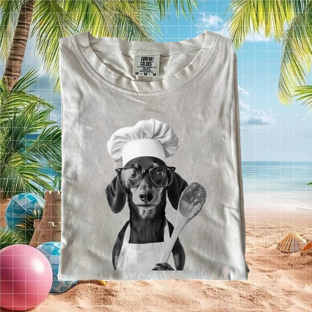 Chef Dachshund With Spoon Cute Cooking Dog Lover T Shirt - Limotees LLC