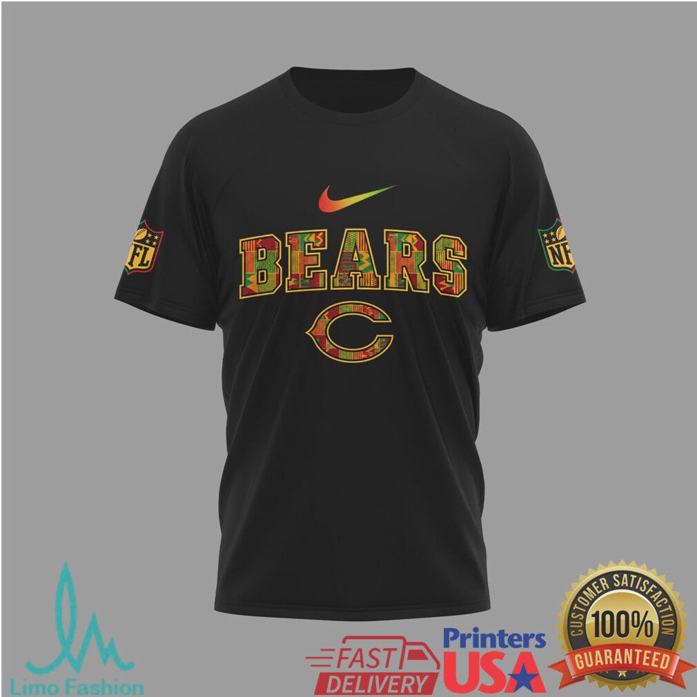Chicago Bears Black History Month “Bear Down” 100 Years of Excellence Tee - Limotees LLC
