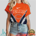 Chicago Bears DNA “C” Logo Graphic Orange & Navy T Shirt - Limotees LLC