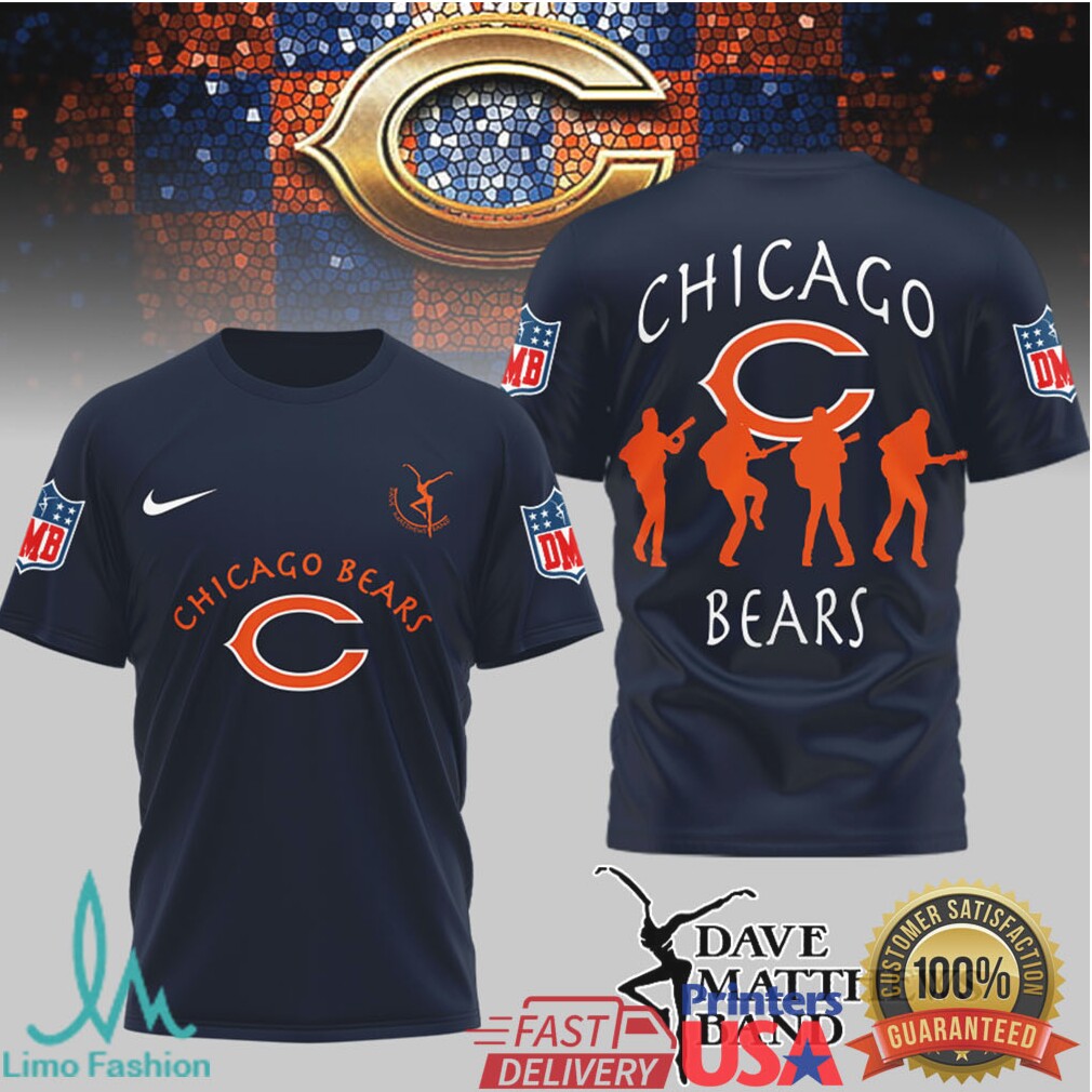 Chicago Bears Dave Matthews Band DMB Fired Up Fan T Shirt - Limotees LLC