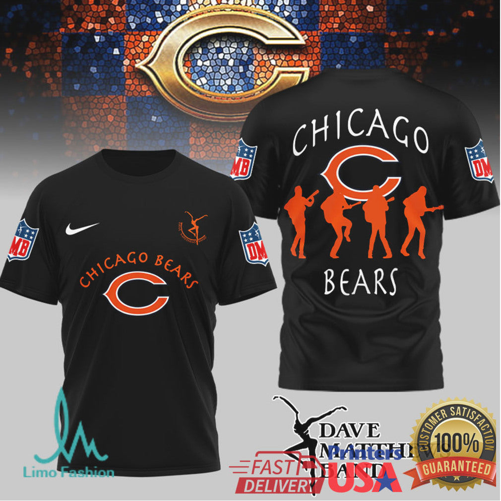 Chicago Bears Dave Matthews Band DMB Fired Up Fan T Shirt - Limotees LLC