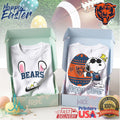 Chicago Bears Easter Snoopy Graphic T Shirt NFL Football Easter Gift - Limotees LLC