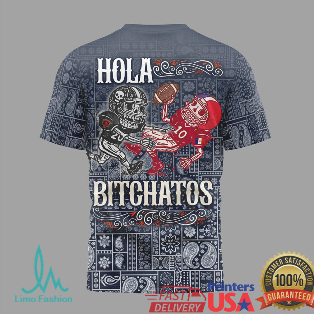 Chicago Bears Feliz Cinco De Mayo T Shirt Mexican Pattern Gameday Football T Shirt
