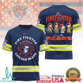 Chicago Bears Firefighter Snoopy and Charlie Brown NFL T Shirt - Limotees LLC