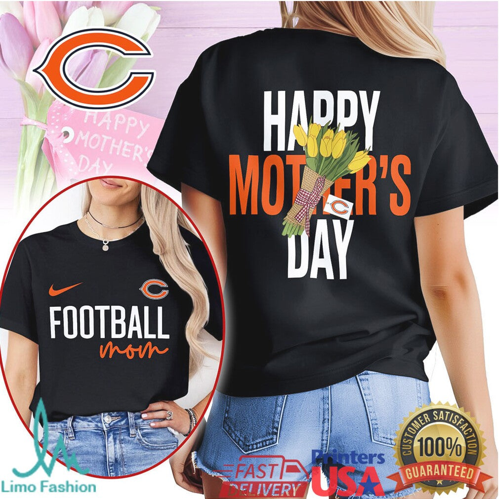 Chicago Bears Football Mom Happy Mother's Day T Shirt - Limotees LLC