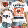 Chicago Bears Football This Radiologic Technologist Loves Her Bears Women Fans Retro T Shirt