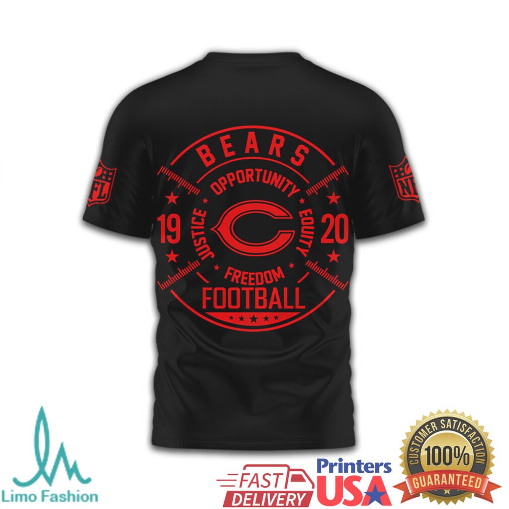 Chicago Bears Freedom Football Justice Opportunity Equity T Shirt - Limotees LLC