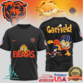 Chicago Bears Garfield Funny Cartoon Sports Graphic T Shirt - Limotees LLC