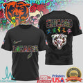 Chicago Bears Grateful Dead Dancing Bears Football T Shirt
