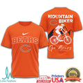 Chicago Bears Mountain Biker Sporty Graphic Tee Go Bears Apparel - Limotees LLC