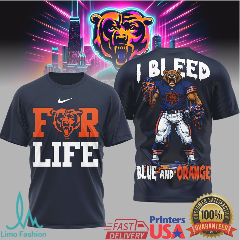 Chicago Bears Official NFL Built on Loyalty For Life 3D Shirt - Limotees LLC